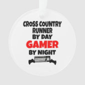 Gamer Cross Country Runner Ornament (voorkant)