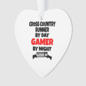 Gamer Cross Country Runner Ornament (voorkant)