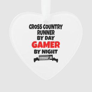 Gamer Cross Country Runner Ornament
