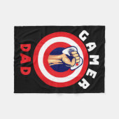 Gamer Dad Funny Gaming Quotes Cool Fathers Gift  Fleece Deken (Voorkant (Horizontaal))