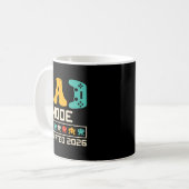 Gamer Dad Mode geactiveerd 2026 Funny Future Fathe Koffiemok (Voorkant links)
