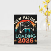 Gamer Dad Nieuwe Vader Loading 2026 Funny Future D Kaart (Gele Bloem)