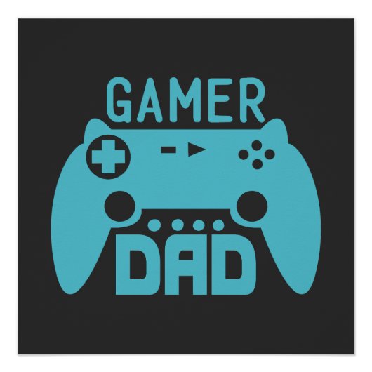 GAMER DAD PERFECT POSTER (Voorkant)