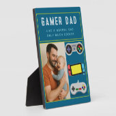 Gamer Dad Plaque – Like a Normal Dad, Only Cooler Fotoplaat (Zijkant)