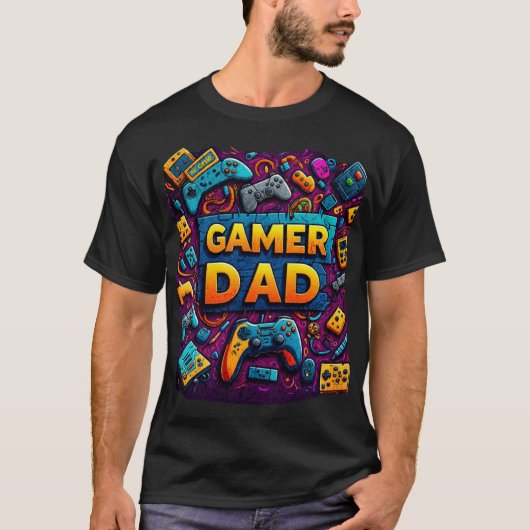 Gamer Dad T-Shirt (Voorkant)