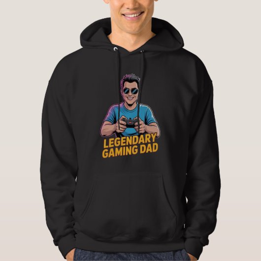 Gamer dad tshirt Legendary Gamer Dad (Voorkant)