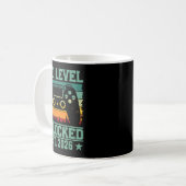 Gamer Daddy Dad Level Ontgrendeld Est 2026 Grappig Koffiemok (Voorkant links)