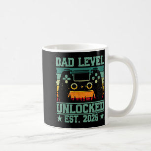 Gamer Daddy Dad Level Ontgrendeld Est 2026 Grappig Koffiemok