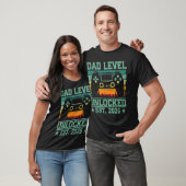 Gamer Daddy Dad Level Ontgrendeld Est 2026 Grappig T-shirt (Unisex)