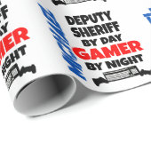 Gamer Deputy Sheriff Cadeaupapier (Rol Hoek)
