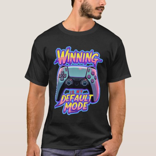 Gamer Design: Winning Mode T-shirt (Voorkant)