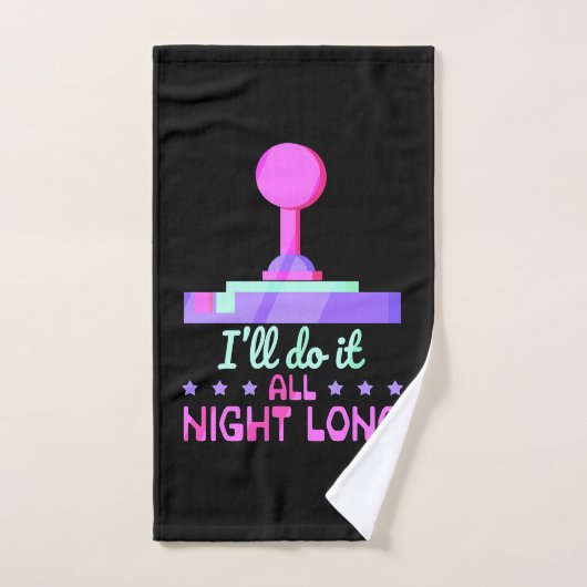 Gamer doet het de hele nacht handdoek (Handdoek)