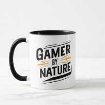 Gamer door natuur, gaming mokken