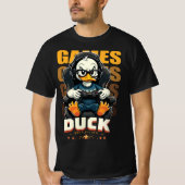 Gamer Duck Chill Vibes T-Shirt (Voorkant)
