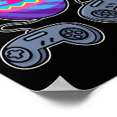 Gamer Easter Egg Gaming Video Game Lover Geschikt Poster (Hoek)