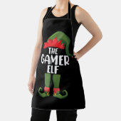 Gamer Elf Bijpassende Familie Kerstmis Gamer Schort (Insitu)