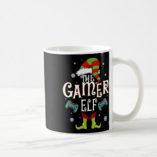 Gamer Elf Familie Matching Kerstmis Groep Pret Cad Koffiemok