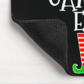 Gamer Elf Family Matching Group Christmas Video Ga Muismat (Hoek)