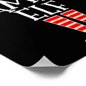 Gamer Elf Family Matching Group Christmas Video Ga Poster (Hoek)