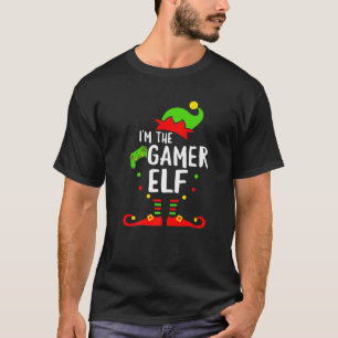Gamer Elf Family Matching Kerstmis Video Gam T-shirt