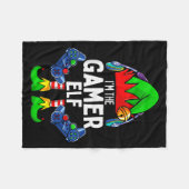 Gamer Elf Matching Family Christmas  Fleece Deken (Voorkant (Horizontaal))