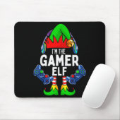 Gamer Elf Matching Family Christmas  Muismat (Met muis)