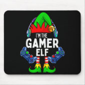Gamer Elf Matching Family Christmas  Muismat (Voorkant)