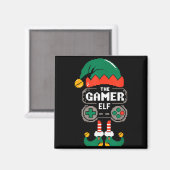 Gamer Elf Matching Family Group Christmas Party Py Magneet (Voorkant / Achterkant)