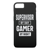 Gamer- en Supervisor-taaktitel Case-Mate iPhone Case (Achterkant)