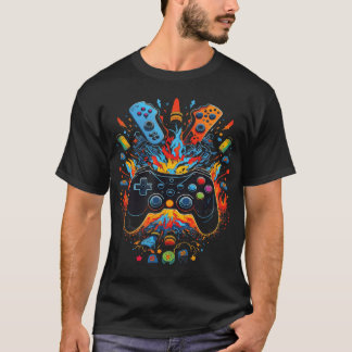 Gamer Esthetiek Gaming Videospellen meisje T-shirt