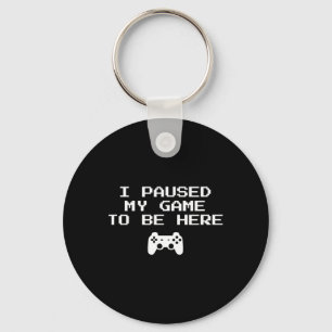 Gamer Esthetiek Ik Pauzeerde Mijn Game Om Hier Te Sleutelhanger
