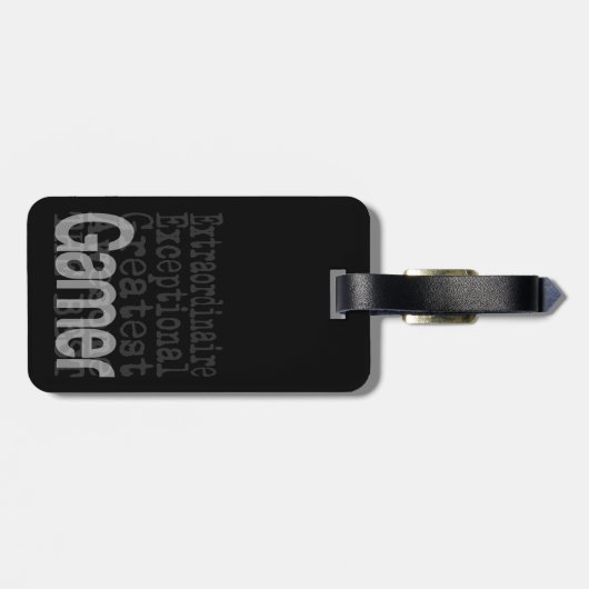 Gamer Extraordinaire Bagagelabel (Achterkant horizontaal)