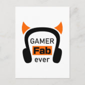 gamer fab-ever briefkaart (Voorkant)