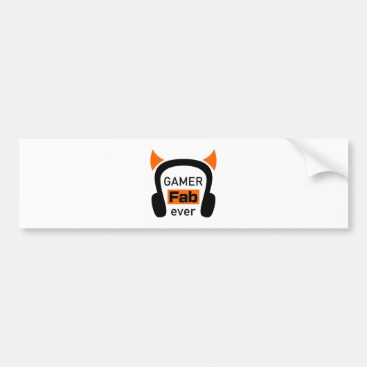 gamer fab-ever bumpersticker (Voorkant)