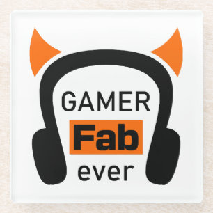 gamer fab-ever glazen onderzetter