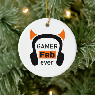 gamer fab-ever keramisch ornament