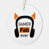 gamer fab-ever keramisch ornament (Links)