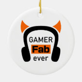 gamer fab-ever keramisch ornament (Achterkant)
