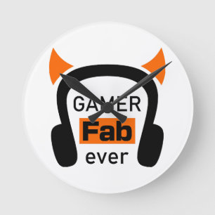 gamer fab-ever ronde klok