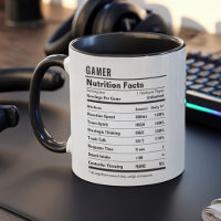 Gamer Facts Grappig Gaming Zwart en Wit Eenvoudig