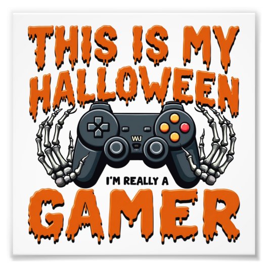 Gamer Foto Afdruk (Voorkant)