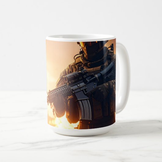 Gamer Fps Coffee Mug Koffiemok (Voorkant rechts)