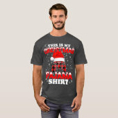 Gamer Funny Video Game Controller Santa Hat T-shirt (Voorkant volledig)
