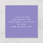 Gamer Game Tester Modern Green Joystick Retro Geek Vierkante Visitekaartje (Achterkant)