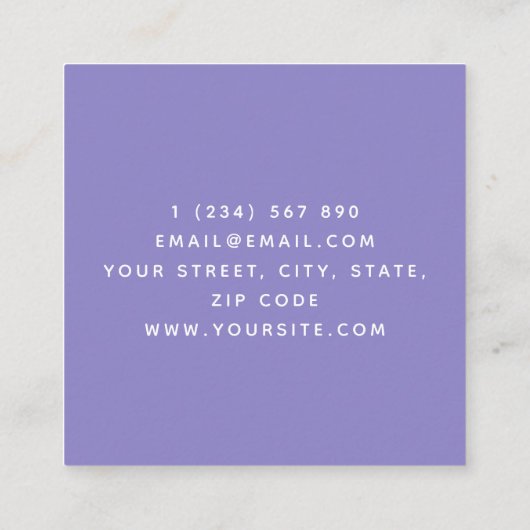 Gamer Game Tester Modern Green Joystick Retro Geek Vierkante Visitekaartje (Achterkant)