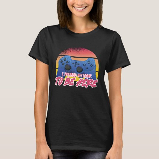 Gamer game & Video Game  slogan T-shirt (Voorkant)