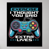 Gamer Gamecontroller Videogame 1  Poster (Voorkant)