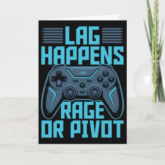 Gamer Gamecontroller Videogame Kaart (Voorkant)
