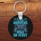 Gamer Gamecontroller Videogame Sleutelhanger (Voorkant)