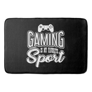Gamer - Gamen is mijn favoriete sport Badmat